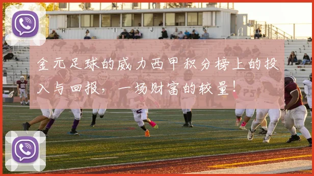 金元足球的威力西甲积分榜上的投入与回报,一场财富的较量!